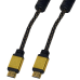 Шнур HDMI (штекер-штекер), v.1.3, “позолочений“, діам.-7мм, з фільтрами, в блістері, 2м, COMP