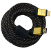 Шнур HDMI (штекер-штекер), v.1.3, “позолочений“, діам.-7мм, з фільтрами, в блістері, 2м, COMP