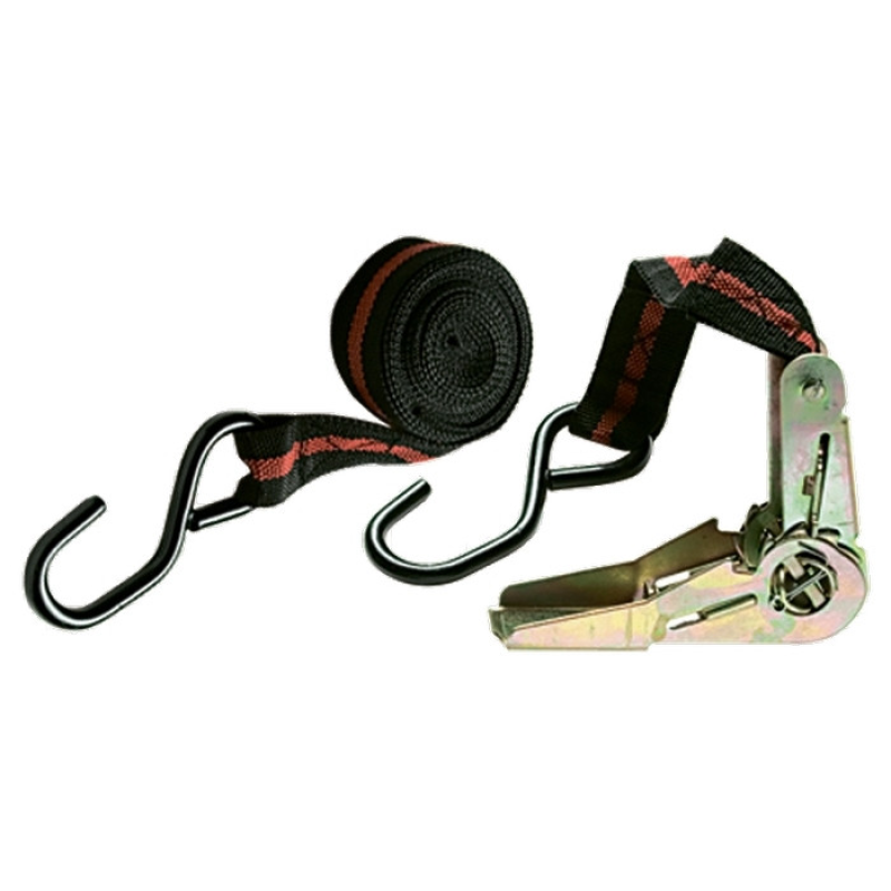 Багажний ремінь з гаками, 5 м, храповий механізм Багажний ремінь з гаками, 5 м, храповий механізм