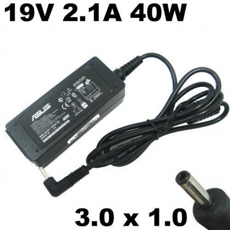 Блок питания для ноутбука ASUS 19V 40W 2.1A 3.0*1.00mm Блок питания для ноутбука ASUS 19V 40W 2.1A 3.0*1.00mm