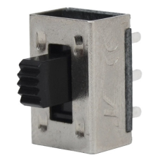 Перемикач движковый KBB45-2P2W ON-ON , 6-контактний, 0,5 A, 250VAC
