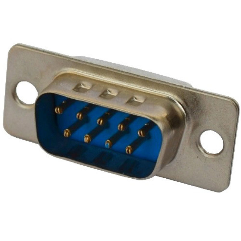 Штекер DB-9pin монтажный, под пайку