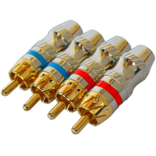 Штекер RCA “PROSOUND“ професійний, gold, на кабель діам.-6,5 мм, тип 3, позолочений (1 шт.)