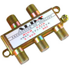 Сплітер (Splitter) ТВ “Alda“ 4-way, корпус метал