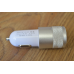Автомобільна зарядка, 2-а гнізда USB 1A + 2.1 А, корпус металевий, срібна Автомобільна зарядка, 2-а гнізда USB 1A + 2.1 А, корпус металевий, срібна