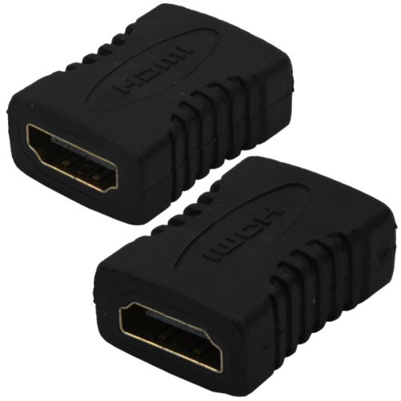 Переходник , гнездо HDMI - гнездо HDMI, gold, пластик Переходник , гнездо HDMI - гнездо HDMI, gold, пластик