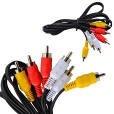 Шнур з“єднувальний , 3RCA x 3RCA, 1,2 метра