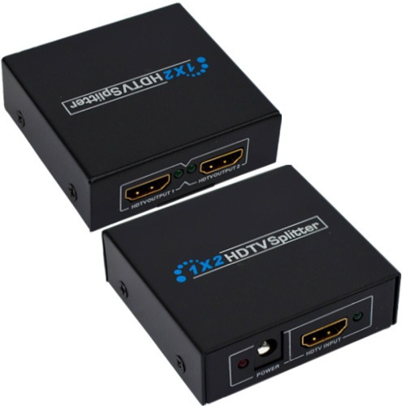 Розгалужувач (сплітер) HDMI (1 гніздо HDMI 2 гнізда HDMI), DC 5V
