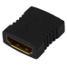 Переходник гнездо HDMI - гнездо HDMI, gold, пластик (Тип 2)