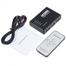 З“єднувач HDMI (5 гнізд HDMI - 1 гніздо HDMI), 1.3 V, з пультом, MT-VIKI