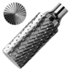 Борфреза тип B (циліндр з торцевим зубом) 8x20x6 mm