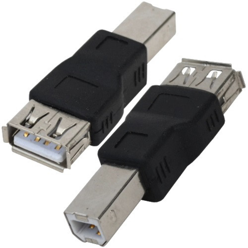 Перехідник USB гніздо А - штекер В Перехідник USB гніздо А - штекер В