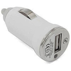 Автомобільна зарядка USB 5V, 1A, біла