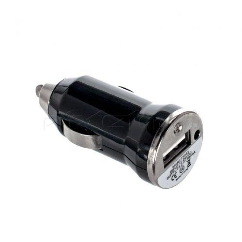 Автомобільна зарядка USB 5V, 1A, чорна Автомобільна зарядка USB 5V, 1A, чорна