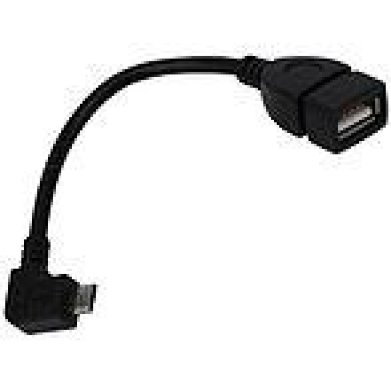 Шнур OTG (гніздо USB A - штекер micro USB 5pin кутовий), 0,2 метра Шнур OTG (гніздо USB A - штекер micro USB 5pin кутовий), 0,2 метра