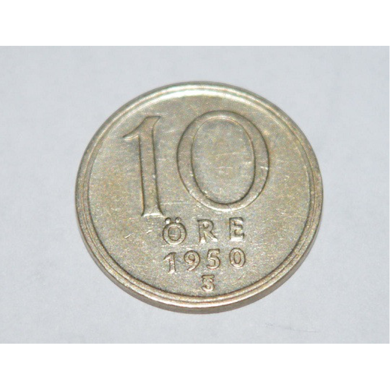 Швеція, 10 ері, 1950 рік (Срібло) Швеція, 10 ері, 1950 рік (Срібло)
