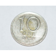 Швеція, 10 ері, 1945 рік (Срібло)