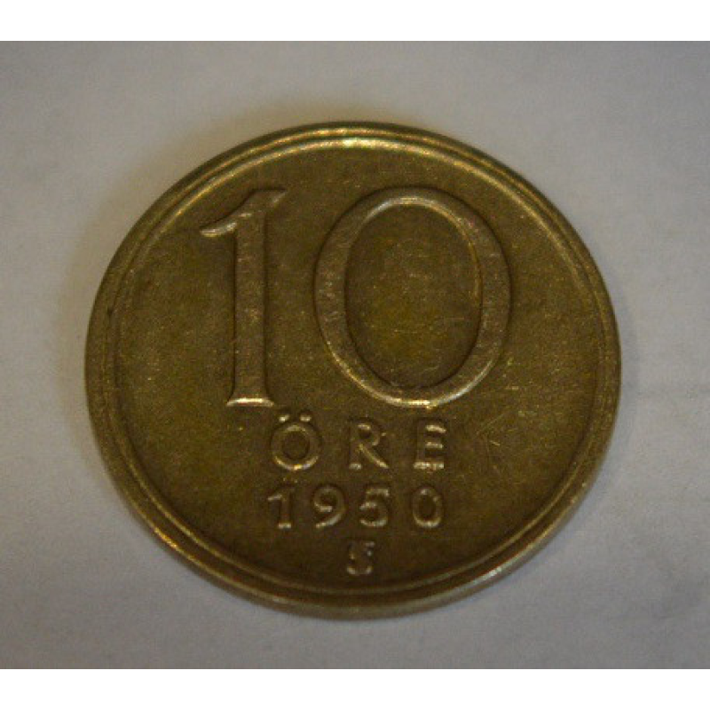 Швеція, 10 ері, 1950 рік (Срібло) Швеція, 10 ері, 1950 рік (Срібло)