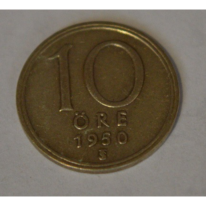 Швеція, 10 ері, 1950 рік (Срібло) Швеція, 10 ері, 1950 рік (Срібло)