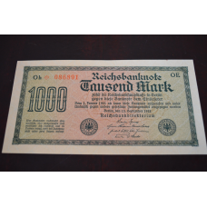 1000 Марок 1922 рік Німеччина (086891) UNC