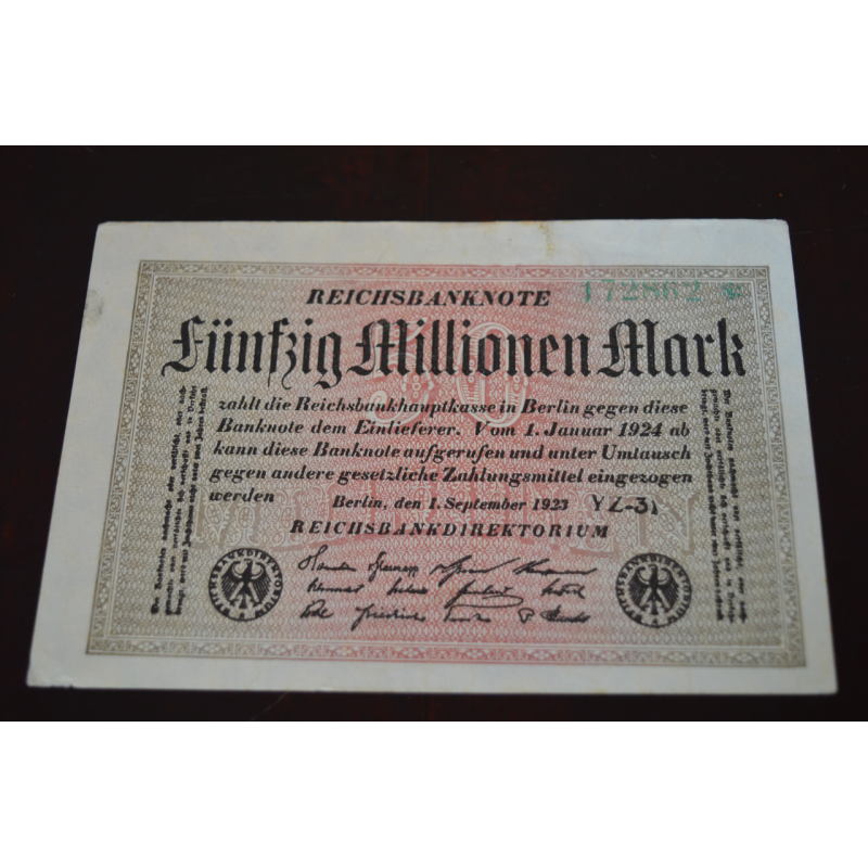 Німеччина, 50000000 марок (50 мільйонів), 1923 р (172862)