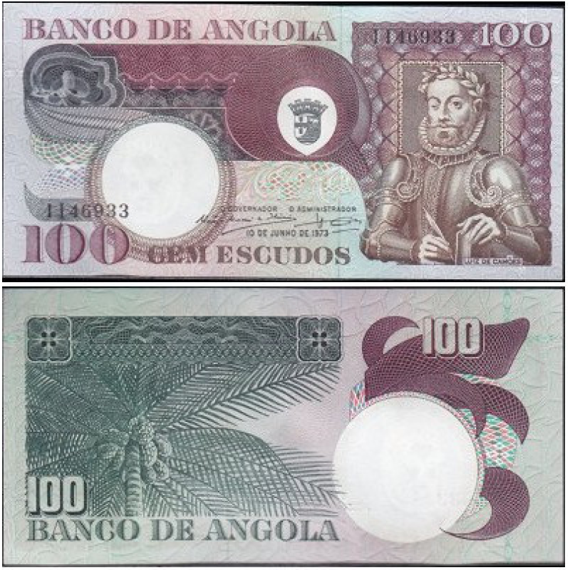 Ангола / Angola 100 Escudos 1973 Pick 106 UNC Ангола / Angola 100 Escudos 1973 Pick 106 UNC