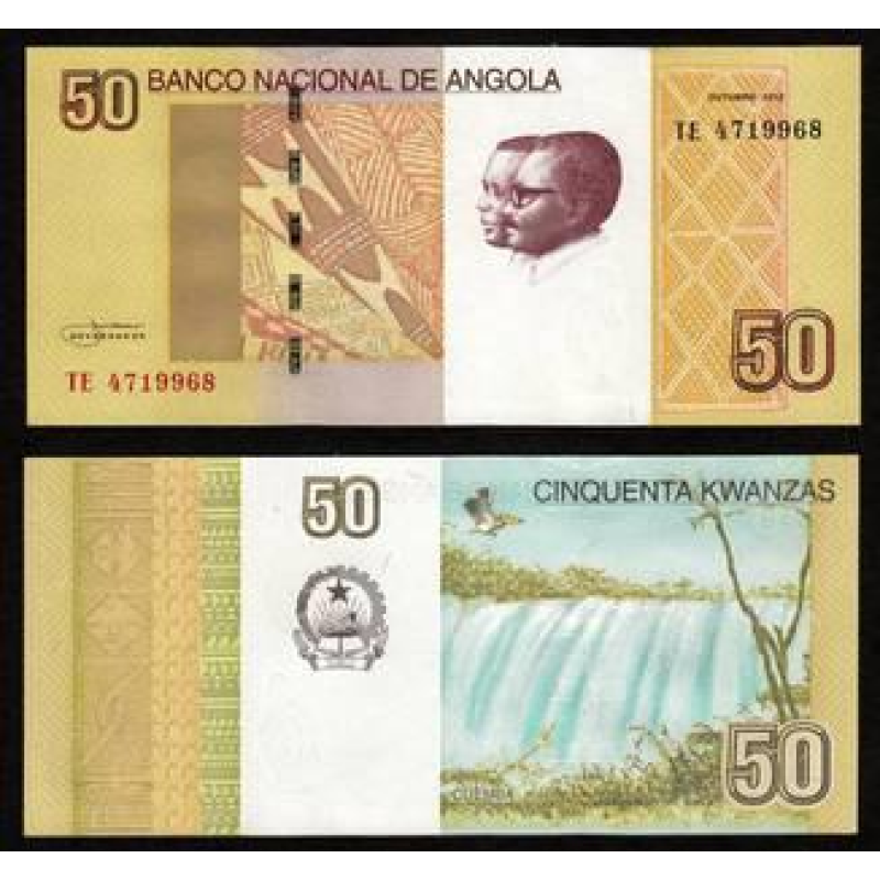 Ангола / Angola 50 Kwanzas 2012 Pick 152 UNC