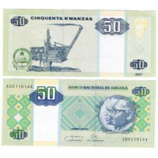 Angola Ангола - 50 Kwanzas 2011 UNC P. 146c