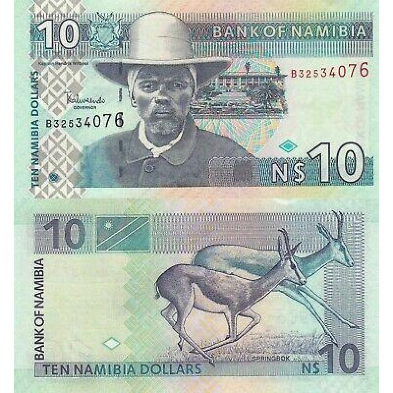 Namibia Намібія - 10 Dollars 2003 UNC P. 4c
