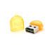 Кардрідер зовнішній USB 2.0, формат MicroSD, пластик Кардрідер зовнішній USB 2.0, формат MicroSD, пластик