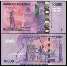 Уганда / Uganda 10000 shillings 2015 Pick 52 UNC