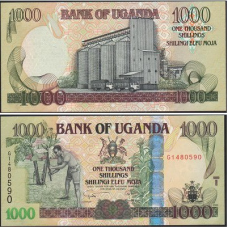 Уганда/Uganda 1000 shilings 2008 Pick43 UNC