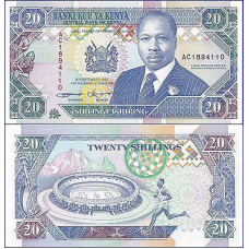Kenya Кенія - 20 Shillings 1993 UNC