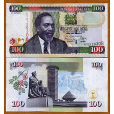 Kenya Кенія - 100 Shilings 2010 UNC