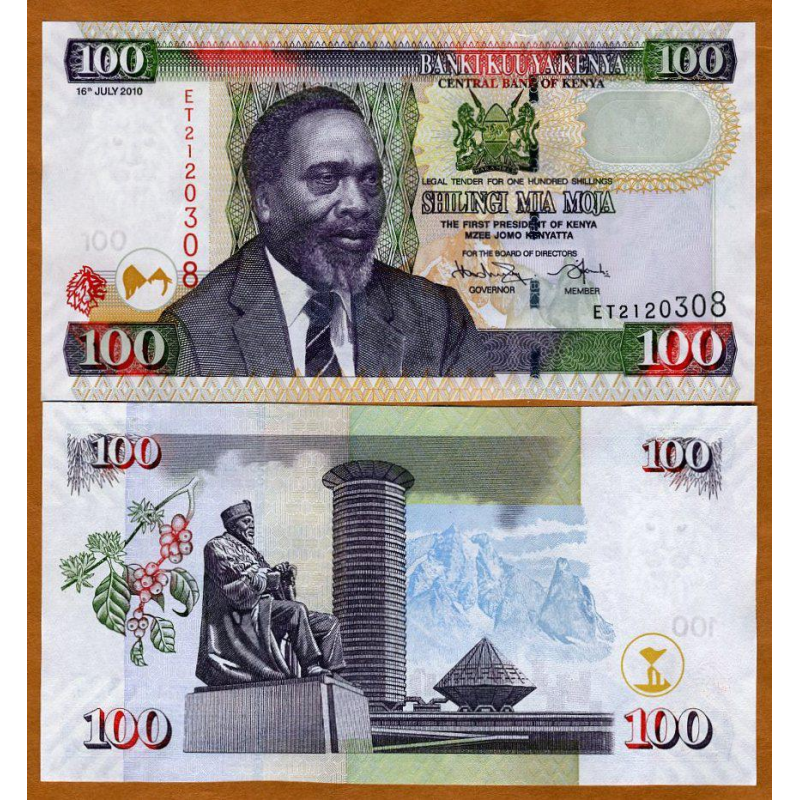 Kenya Кенія - 100 Shilings 2010 UNC Kenya Кенія - 100 Shilings 2010 UNC