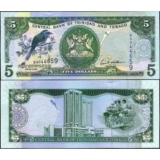 Тринідад і Тобаго 5 доларів 2006 ( 2015 ) P54 UNC