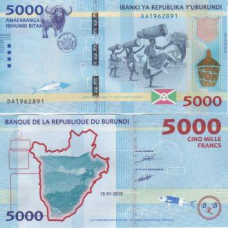 Бурунді/Burundi 5000 Francs 2015
