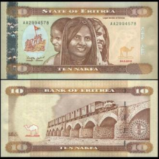 Eritrea Еритрея — 10 Nakfa 2012 UNC