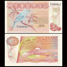 Сурінам/Suriname 2 1/2 Gulden 1985 Pick 119 UNC
