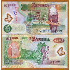 Замбія / Zambia 1000 Kwacha 2011 Pick 44h UNC