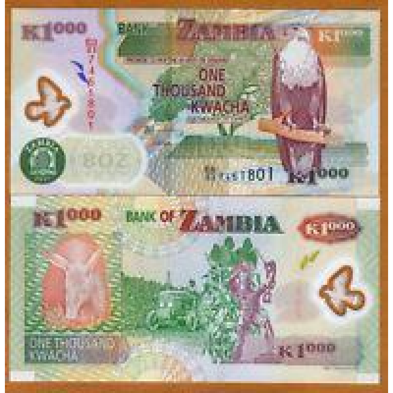 Замбія / Zambia 1000 Kwacha 2011 Pick 44h UNC Замбія / Zambia 1000 Kwacha 2011 Pick 44h UNC