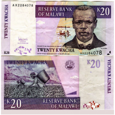 Малаві/Malawi 20 Kwacha 2006 Pick 52c UNC