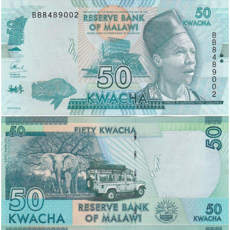 Malawi Малаві - 50 Kwacha 2016 UNC Malawi Малаві - 50 Kwacha 2016 UNC