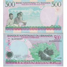 Rwanda Руанда - 500 Francs 1998 UNC