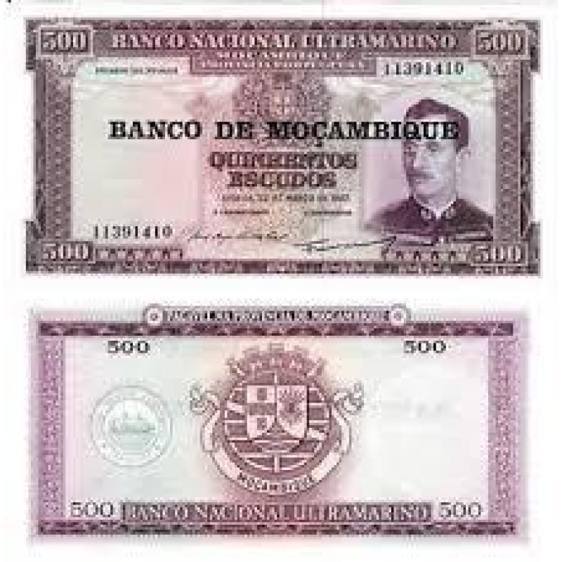 Мозамбік / Mozambique 500 escudos 1967(76)P118 UNC