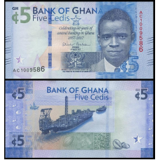 Гана / Ghana 5 Cedis 2017 Pick NEW UNC