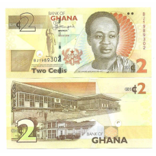 Гана / Ghana 2 Cedis 2014 Pick 37Ас UNC