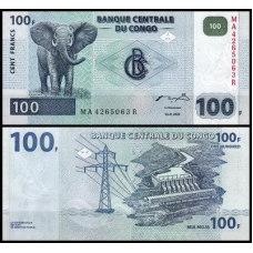 Конго / Congo 100 francs 2007 Pick 98a UNC