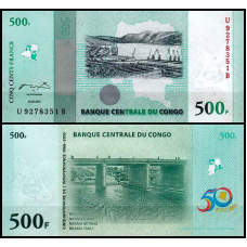 Конго / Congo 500 francs 2010 UNC