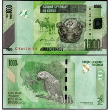 Congo DR Конго ІН 1000 Francs 2013 UNC P. 101b